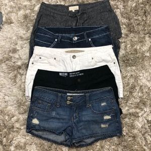 Lot / Bundle of Size 4 Shorts (3 shorts + 1 skirt)